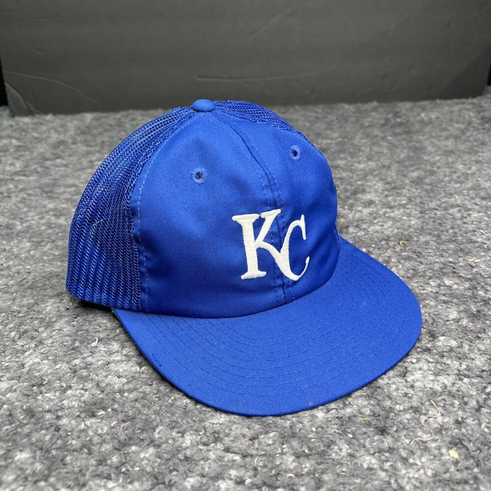 VINTAGE Kansas City Royals Hat Snapback Trucker Mesh Adjustable MLB